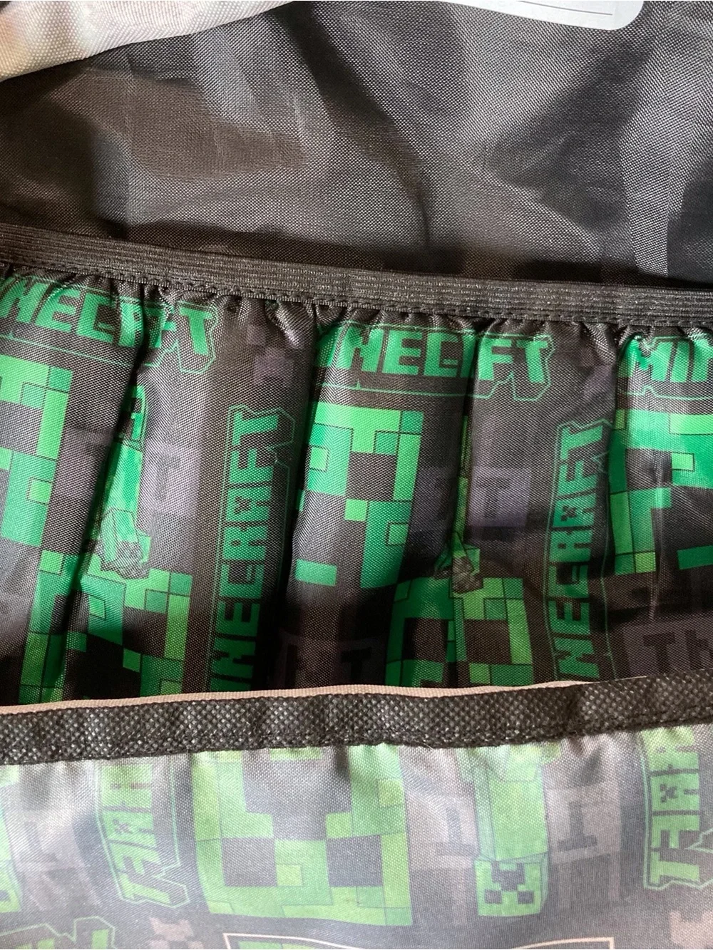 Minecraft Backpack in Green and Black
